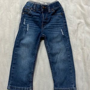 Levi’s 514 distressed jeans